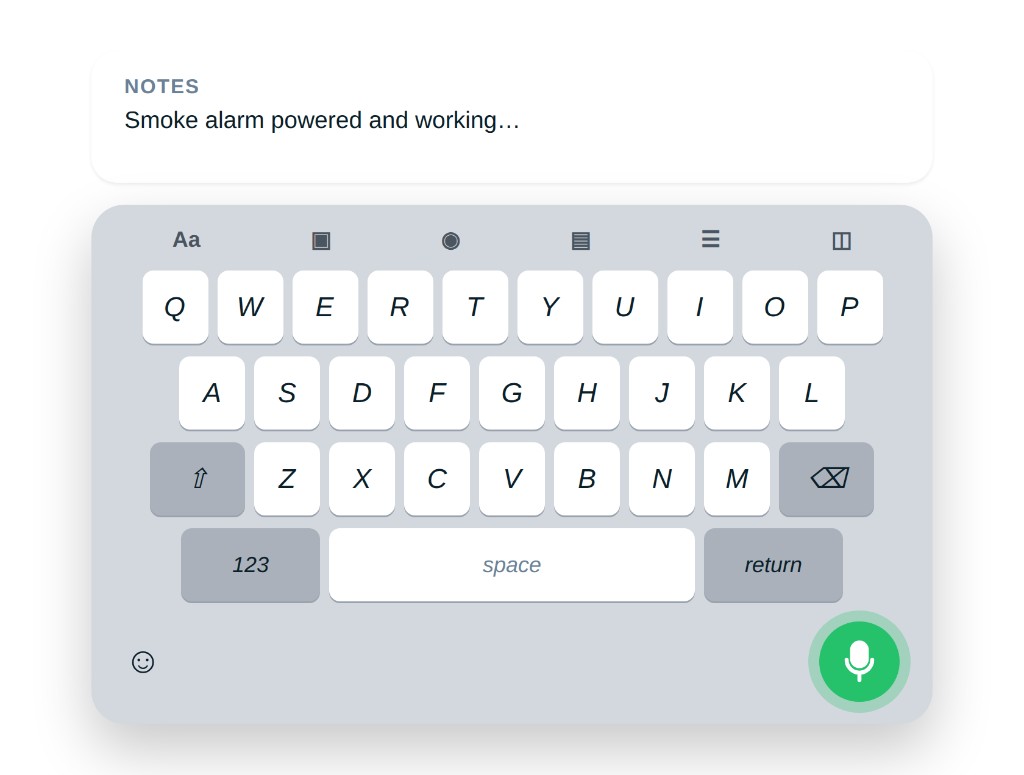 PIM Voice Dictation — speak notes straight into the keyboard